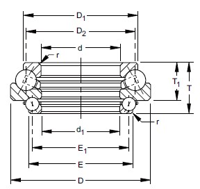 Timken-200DTVL722-止推轴承