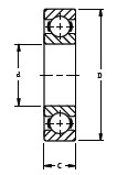 Timken-9107K-深沟球轴承