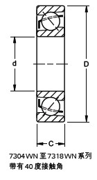 Timken-7303W-角接触轴承