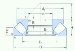 SKF-29488EM-球面滚子推力轴承