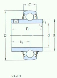 SKF-YAR208-2FW/VA228-特殊应用轴承