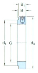 SKF-HN6-锁紧螺母