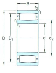 SKF-*C4022K30V-CARB 圆环滚子轴承