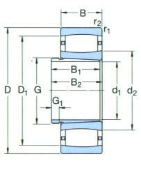 SKF-*C3040K-CARB 圆环滚子轴承